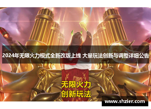 2024年无限火力模式全新改版上线 大量玩法创新与调整详细公告